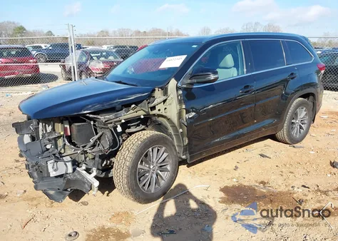 2018 Toyota Highlander Xle from USA, damaged, VIN 5TDJZRFH2JS542288